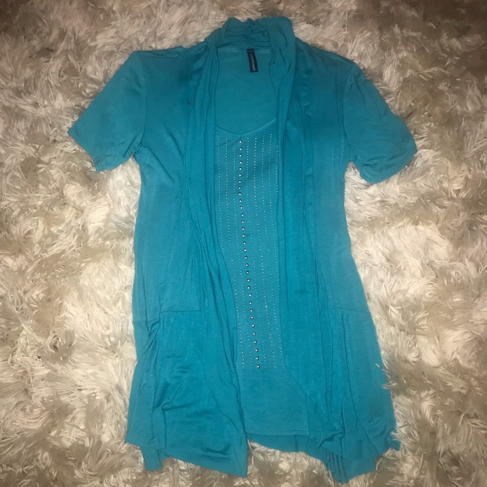 Spring Turquoise Blouse